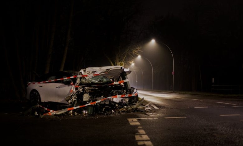 مصرع شخص وإصابة 7 آخرين في حادثة سير مروعة بطريق أشقار في طنجة